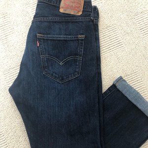 COPY - Classic Levi's 501 W33 Selvedge Dark Rinse Denim